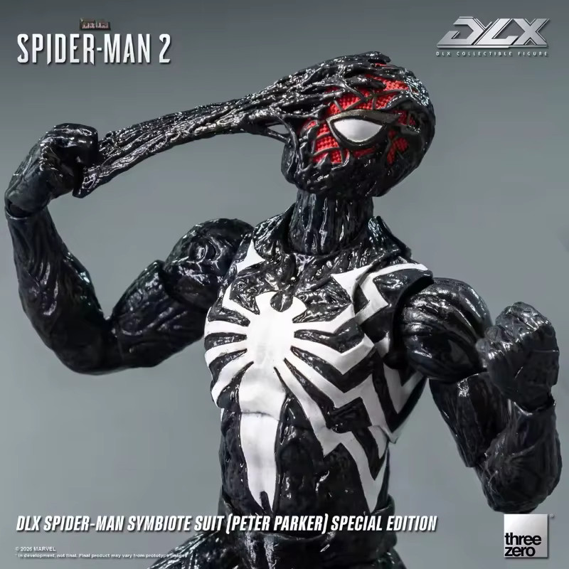 Threezero Marvel DLX Spider-Man 2 Symbiote-Anzug Peter Parker, Actionfigur - Bild 2