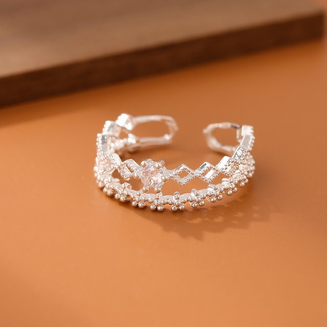 Ring 925 Silber, Zirkonia, Damen - Bild 1