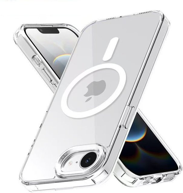 Ricestate Magnetische iPhone 17E 16E Hülle mit transparentem Acryl-Rückschutz und MagSafe-Kompatibilität - Bild 1