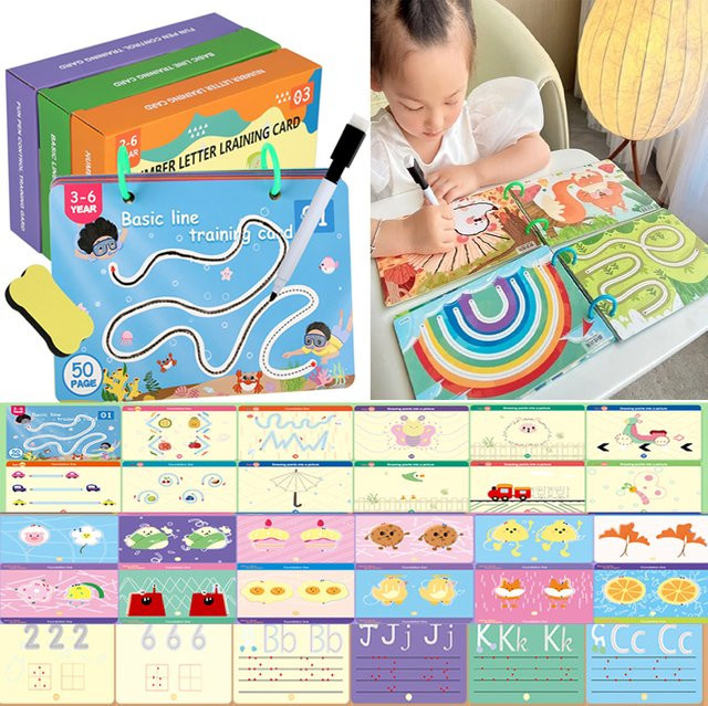 Datgo Montessori Magie Zeichnung Spielzeug Set, Bunt / Mehrfarbig, ab 3 Jahre - Bild 1