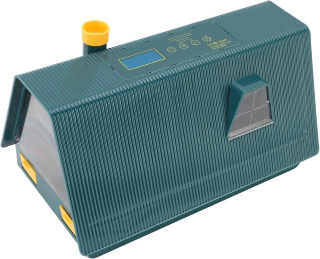 Aimo Eierinkubator mit Temperatur- und Feuchtigkeitsregelung für 10 Eier, tragbar für Hühner- und Taubeneier, grau und grün - Bild 1