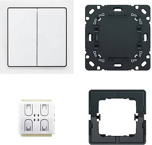 Busch-Jaeger Scene Controller 2CKA006710A0020 Weiß, Zigbee, dimmbar, selbstklebend - Bild 1