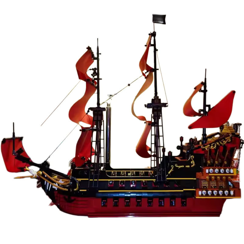 XMWL Queen Anis Revenge Piratenschiff-Baukasten, Schiffsmodell-Set - Bild 6