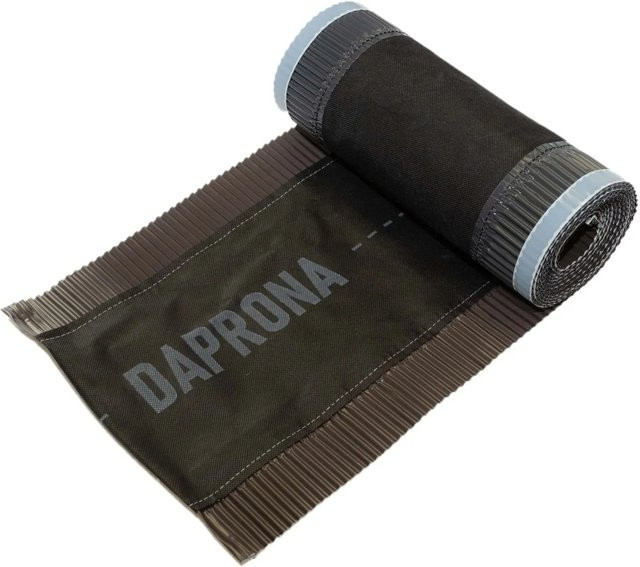 Daprona Firstband aus Aluminium in Braun zur Dachfirst-Abdichtung, Breite: 30 cm, Länge: 5 m - Bild 1
