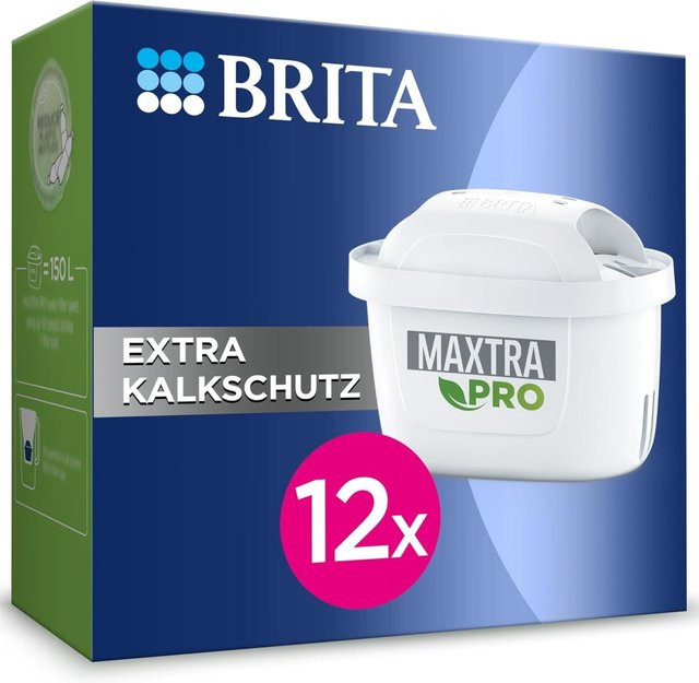 Brita Maxtra Pro Extra Kalkschutz Wasserfilter Kartuschen 12er Pack Weiß - Bild 1