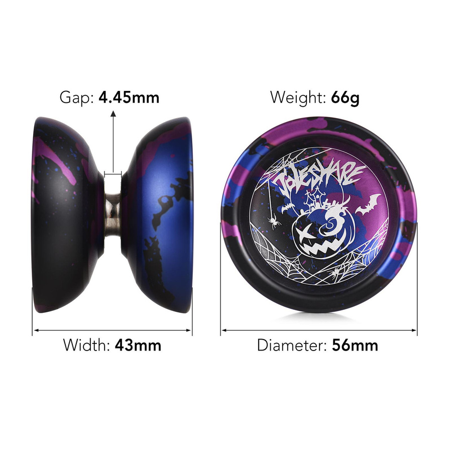 TOMTOP JMS Yoyoball Aluminiumlegierung grün/rot - Bild 9