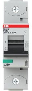 ABB S801S-UCB2 Leitungsschutzschalter 2A 250V in Grau - Bild 1