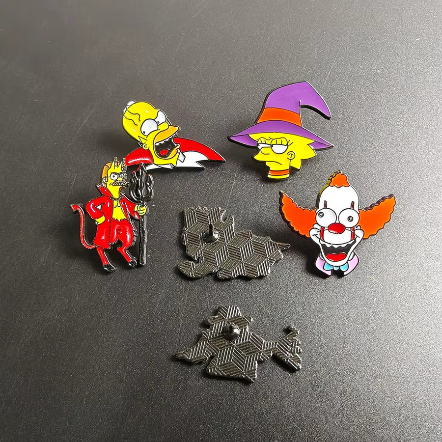 The Simpsons Anstecknadel-Set, 6-teilig, Bunt, Unisex - Bild 5