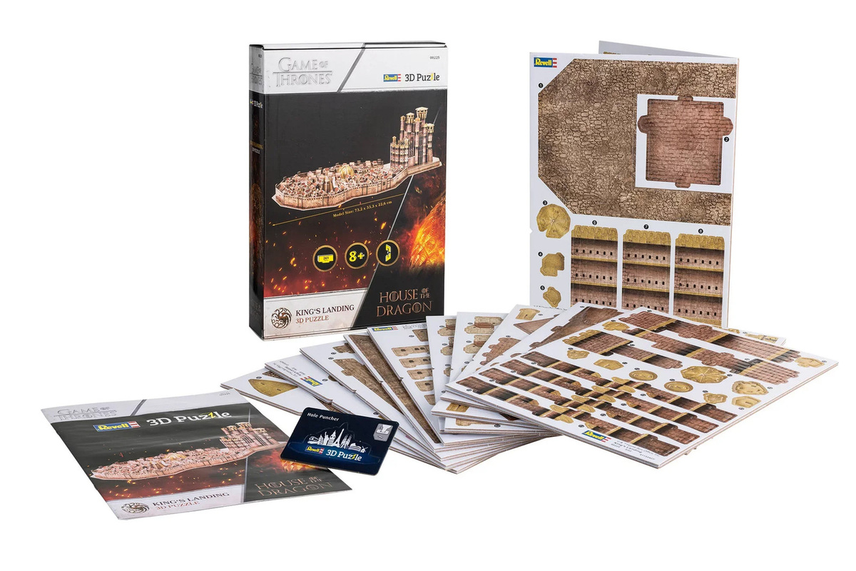 Revell House of the Dragon King's Landing 3D Puzzle - Bild 3