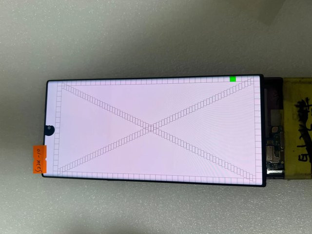 Samsung Galaxy S22 Ultra LCD AMOLED Display mit Defekten als Ersatzteil für SM-S908 S908U S908E inklusive Touchscreen Digitizer - Bild 1