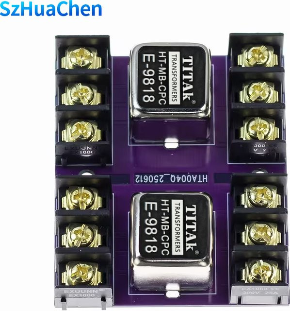 TITAK HT-9818 Permalloy Audio-Signaltransformator zur symmetrischen und unsymmetrischen Konvertierung, Audio-Isolator 600:600, 20 Hz-20 kHz, Symmetrisch zu RCA - Bild 1