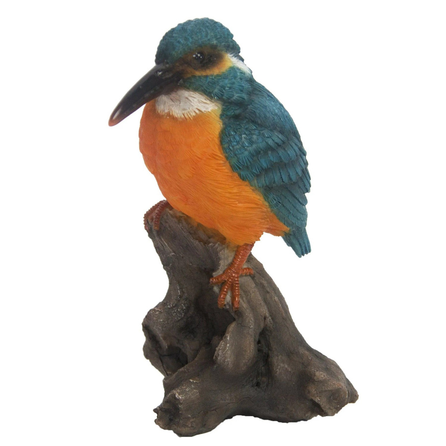 Sunny Garden Deko-Figur Eisvogel auf Stamm aus Polyresin, Multicolor, Höhe: 15 cm - Bild 2