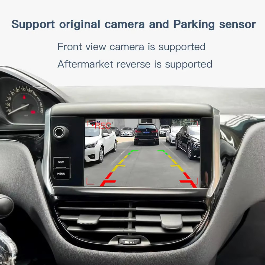 CARABC Wireless CarPlay und Android Auto Adapter für Peugeot und Citroen SMEG Modelle in Schwarz mit Unterstützung für Rückfahrkamera - Bild 3