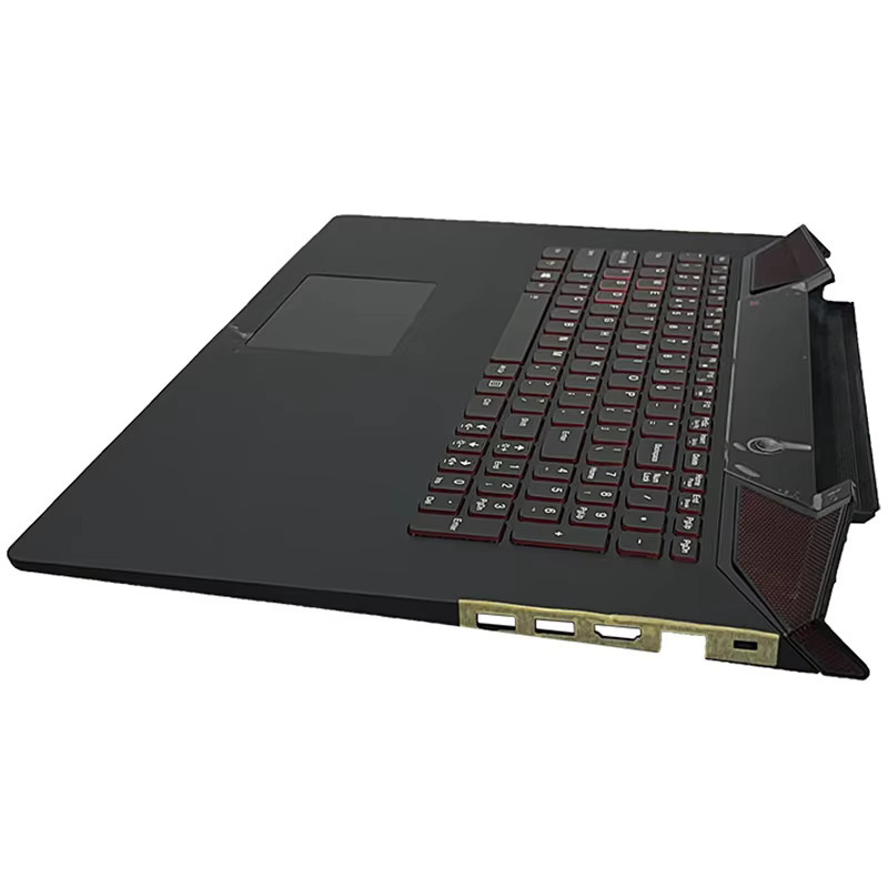 Lenovo Y700-17ISK Ersatz Tastatur mit Touchpad und Hintergrundbeleuchtung inklusive Palmrest Gehäuse - Bild 1