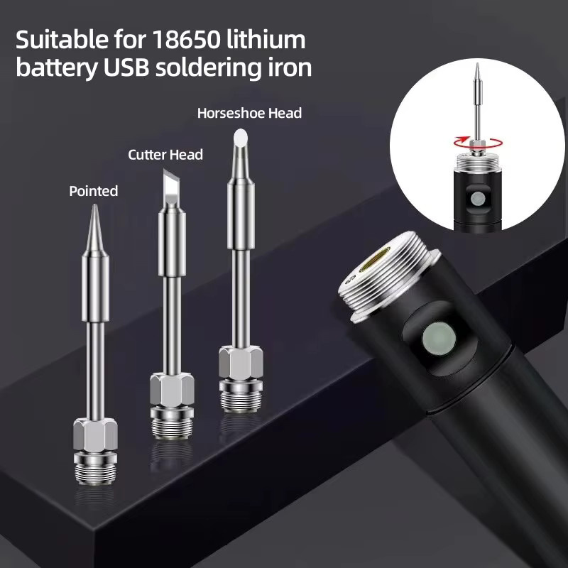 Mini Tragbarer Lötkolben Kopf 510 Interface USB Solder Spitze 8W in Silber - Bild 2
