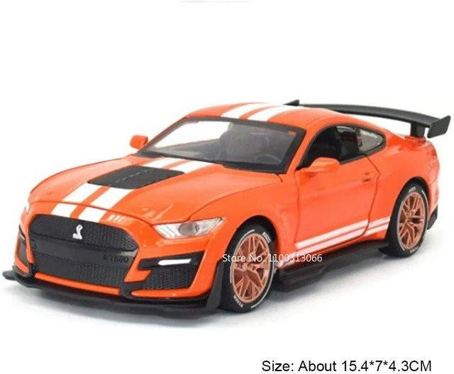 Linyi toy car Mustang Shelby GT500, Miniaturautos Spielzeugmodelle, 1:32 Skala, ab 14 Jahren - Bild 1