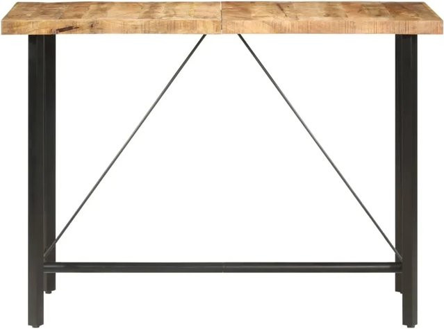 vidaXL Bartisch aus Mangoholz in Braun im Industrie-Look, B/T/H: 150 x 70 x 107 cm - Bild 1