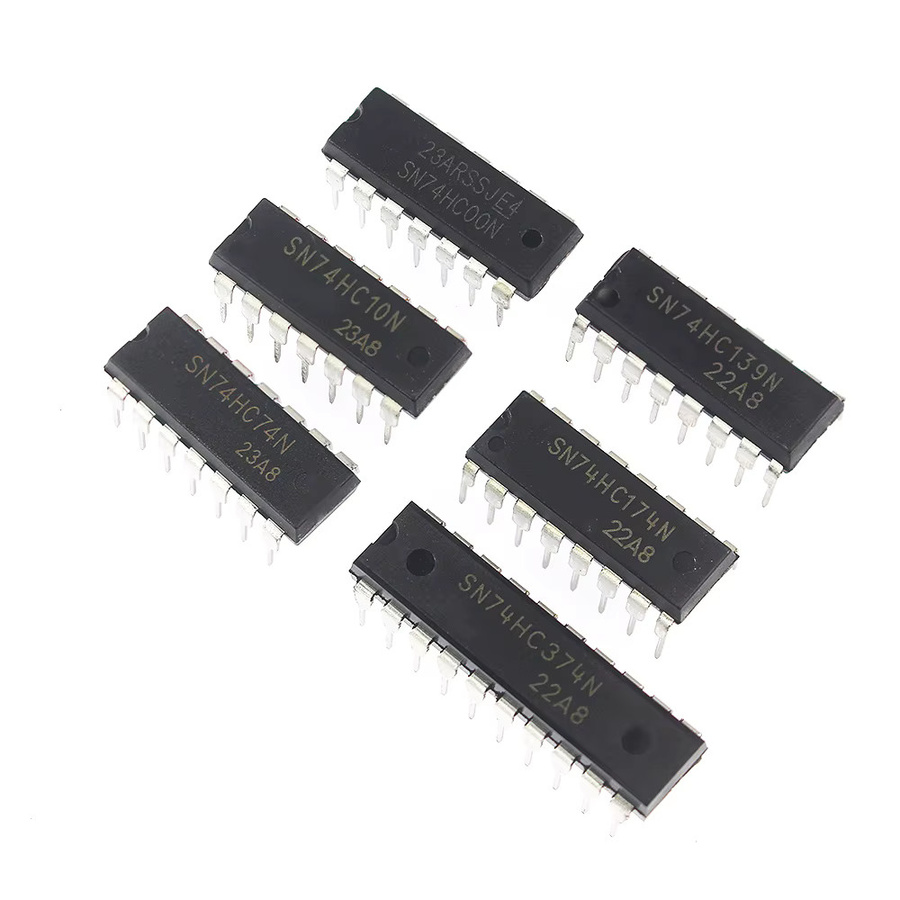 YTDMEN 30er Set 74HC Logik-ICs Integrierte Schaltungen Elektronik-Kit in Schwarz - Bild 2