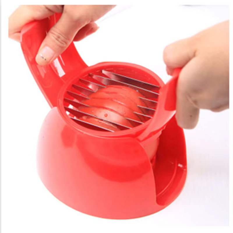 Amica Küchenhelfer Tomatenschneider und Schäler in Rot aus Kunststoff - Bild 3