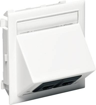 Schneider Electric Netzwerkdose Switch in Weiß - Bild 1