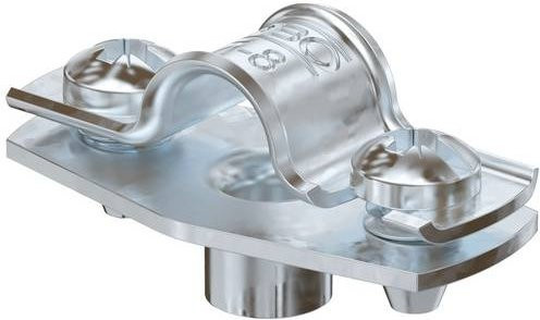 OBO Bettermann Abstandschelle 1362358, Silber, 25 Stück - Bild 1