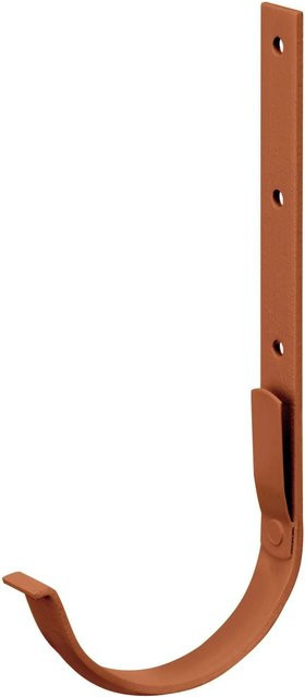 Inefa Dachrinnenhalter NW 100 für halbrunde Dachrinnen aus verzinktem Stahl in Braun - Bild 1