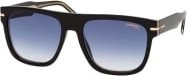 Carrera 340/S Sonnenbrille, Quadratisch, Vollrand, Kunststoff, Herren, Black Blue - Bild 1