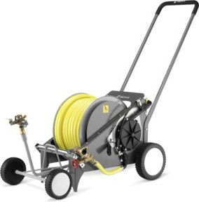 GEKA Automatischer Regnerwagen RW40 mit 40m 5/8 Zoll Schlauch und V80 plus Kreis- und Sektorenregner - Bild 1