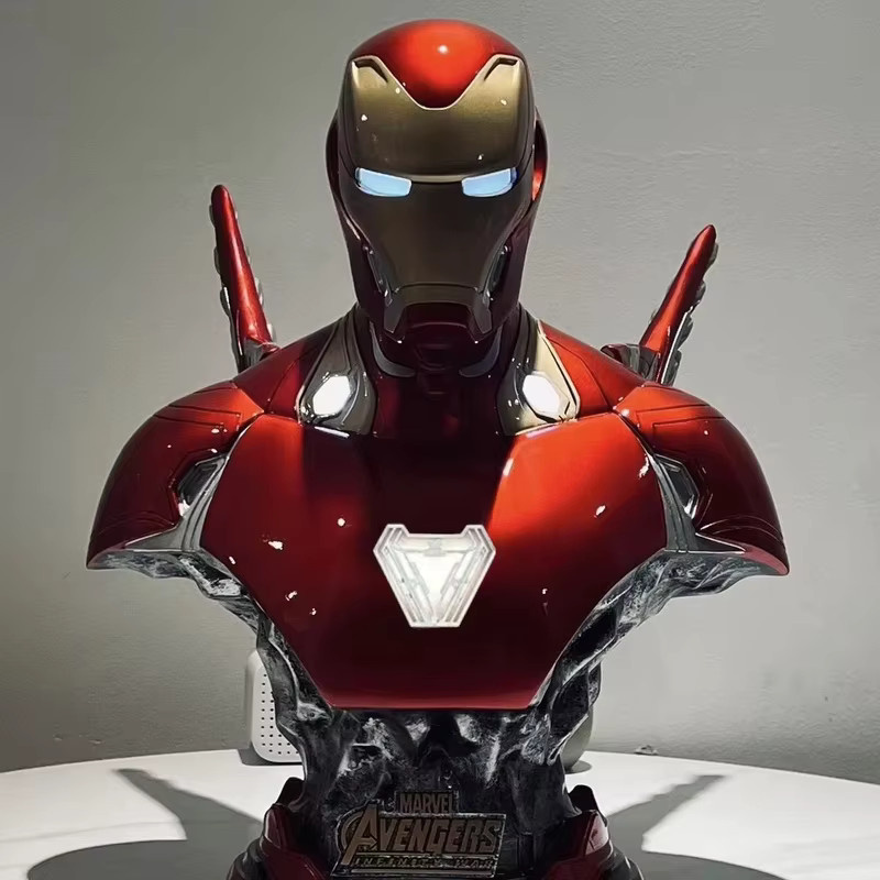 Bandai Marvel Mk50 Iron Man Büste, Harzmodell, leuchtend - Bild 2
