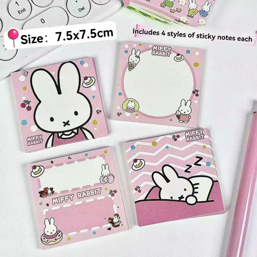 Post-it Miffy Klebezettel mit Cartoon-Motiv, Mehrfarbig, 320 Blatt - Bild 2