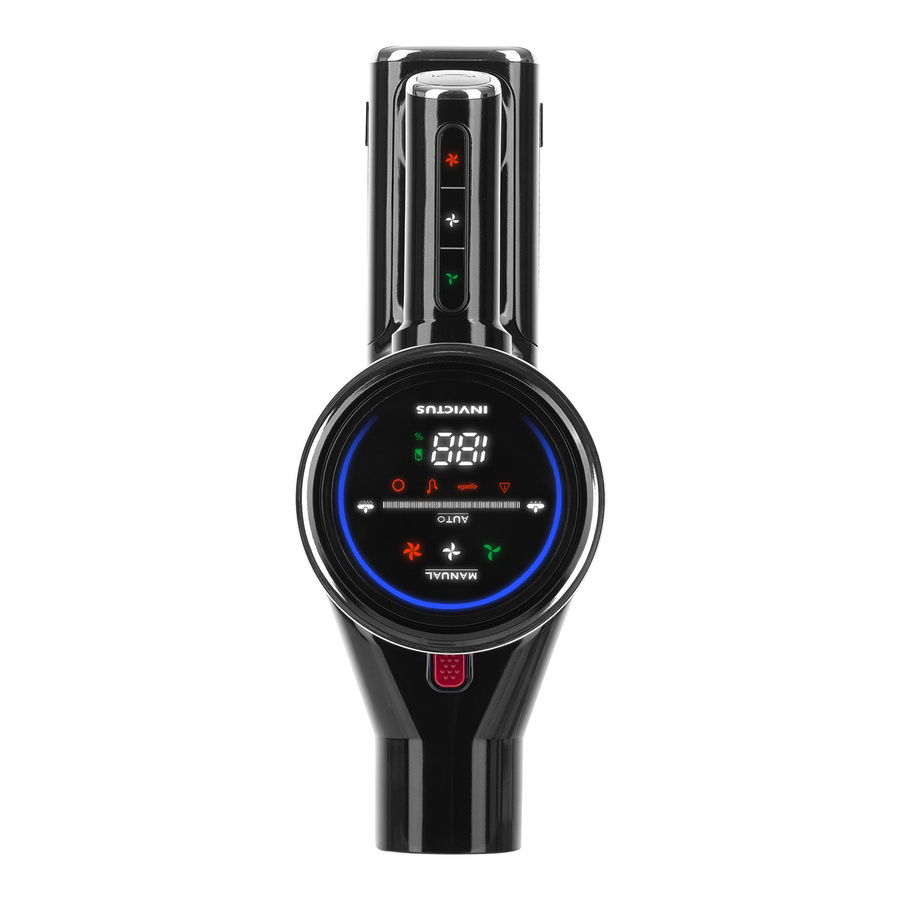 Genius Akku-Staubsauger Invictus X9 Facelift, 14-teilig, Schwarz, beutellos mit HEPA-Filter und Display - Bild 2