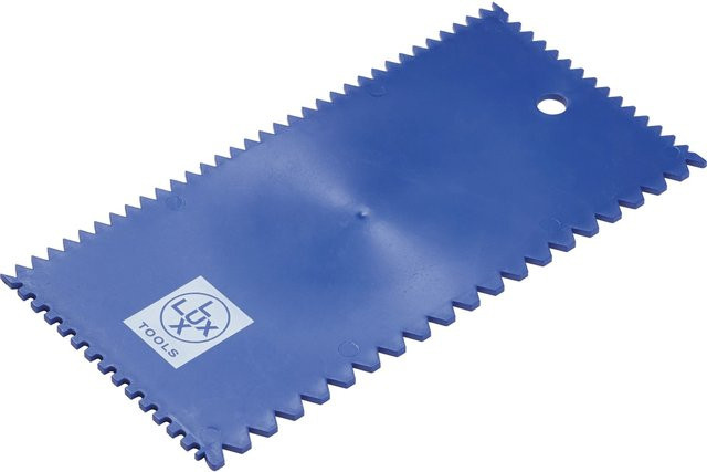 LUX-TOOLS Zahnspachtel in Blau mit 200 mm Länge - Bild 1