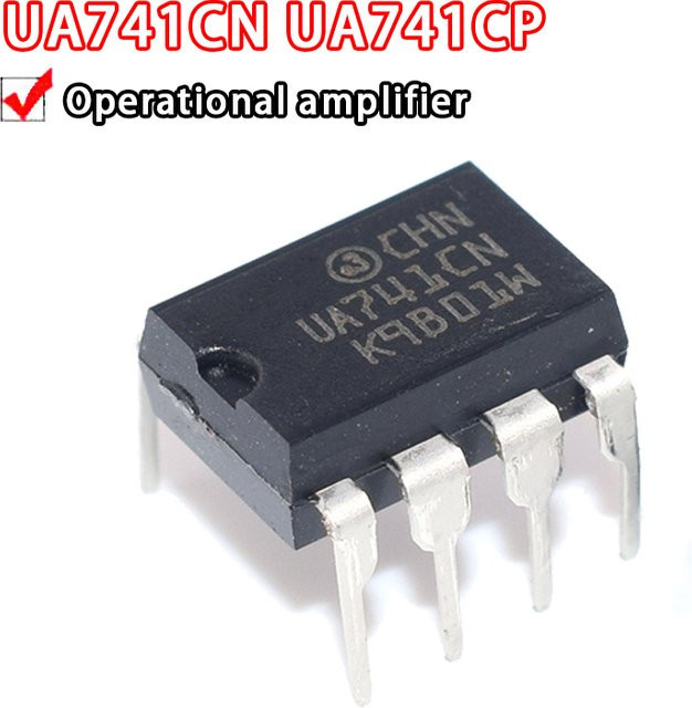 10er Set Si Tai&SH UA741 UA741CN UA741CP In-line DIP8 Operationsverstärker-Chips in Schwarz - Bild 1
