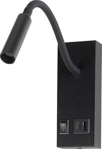 V-TAC VT-88064 LED Wand-Nachttischlampe in Schwarz - Bild 1