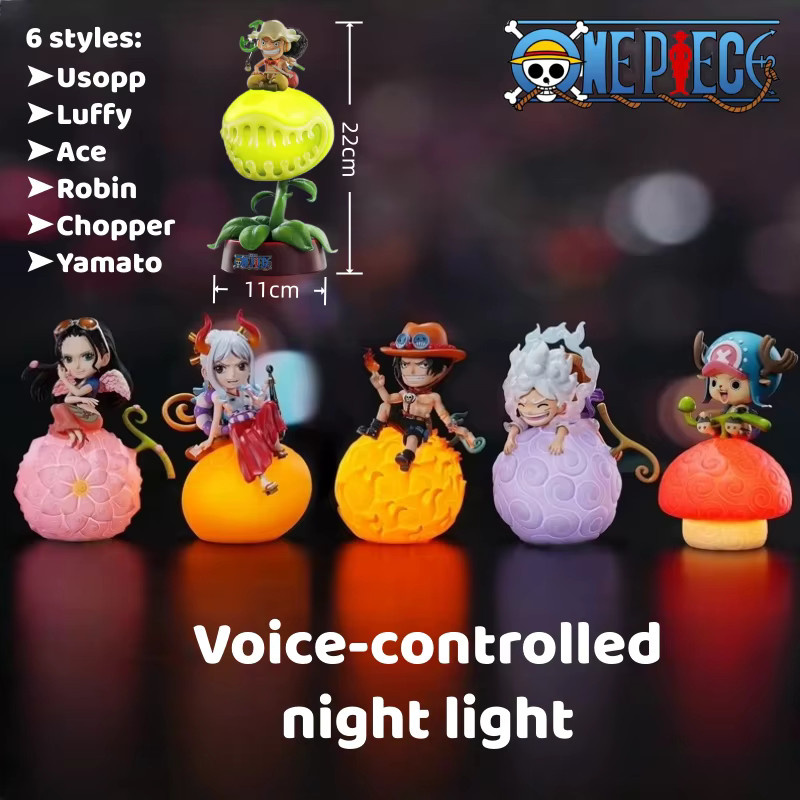 Bandai One Piece Devil Fruit Series Nachtlichtlampe, Sprachgesteuert, PVC - Bild 2