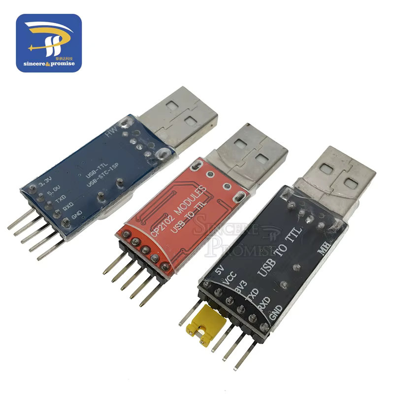 3er-Set USB zu UART TTL Serielle Adapter Module mit PL2303HX, CP2102 und CH340G für Arduino - Bild 2