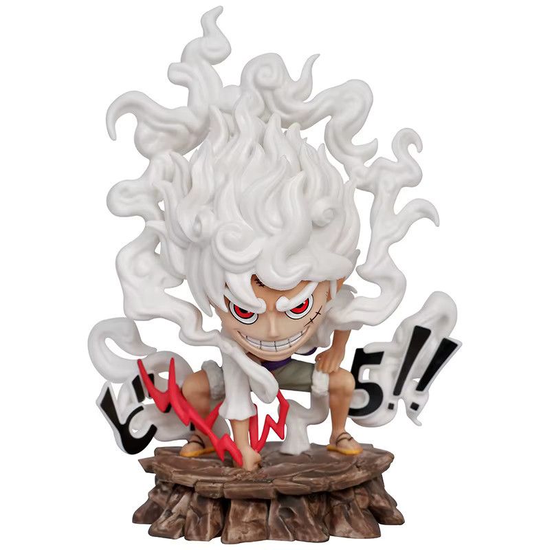 Bandai One Piece SD Ruffy Gear 5 Nika Fruit Awakening Hammering Ground Figur aus PVC, Höhe: 15 cm - Bild 3