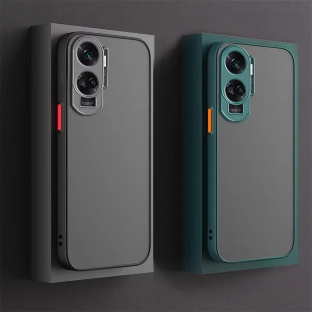 Stoßfeste Honor Handyhülle in Schwarz mit Matte-Finish für Honor 90 Lite, X9A, X9B, X8, X7, X8A, X7A, X8B und X7B - Bild 1