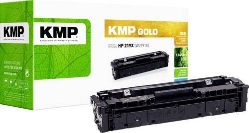 KMP Tonerpatrone Cyan kompatibel mit HP 219X W2191X für Laserprinter mit 2500 Seiten Reichweite - Bild 1