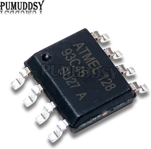PUMUDDSY AT93C66 IC Chipsatz SOP-8 SMD in Schwarz, 10 Stück - Bild 1