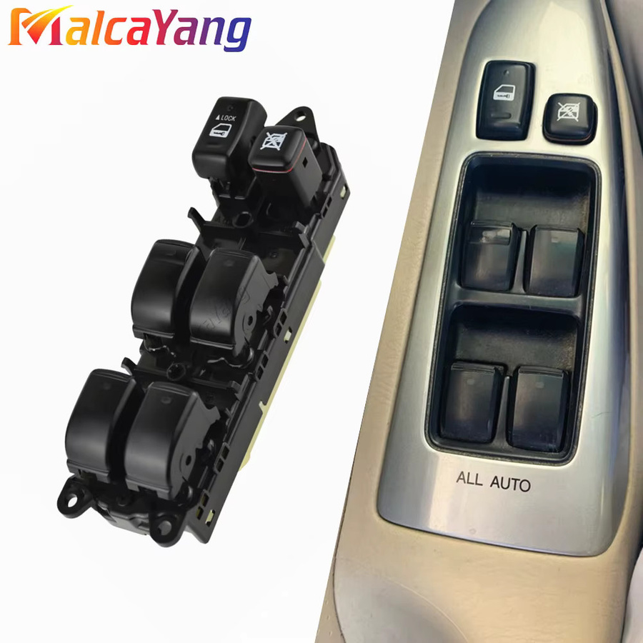 Malcayang Fenster Master Schalter für Toyota Land Cruiser 120 Prado GRJ120 TRJ120 in Schwarz - Bild 2