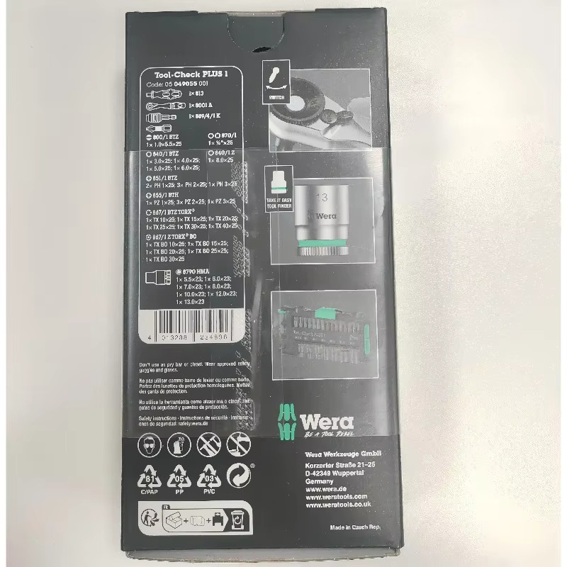 Wera Tool-Check Plus 39-teiliges kompaktes Werkzeugset mit Zyklop Mini, BiTorsion Bits und Schraubendreher-Set in Multicolor - Bild 4