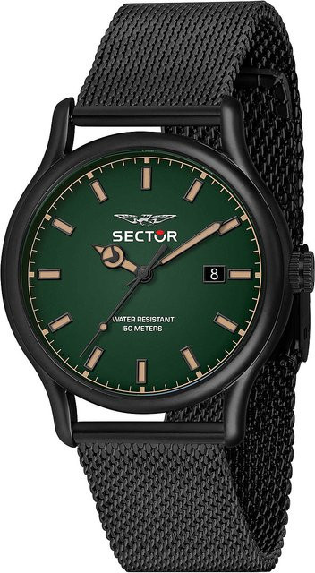 Sector Armbanduhr, Quarz, Edelstahl, Grün, 43 mm, Herren - Bild 1