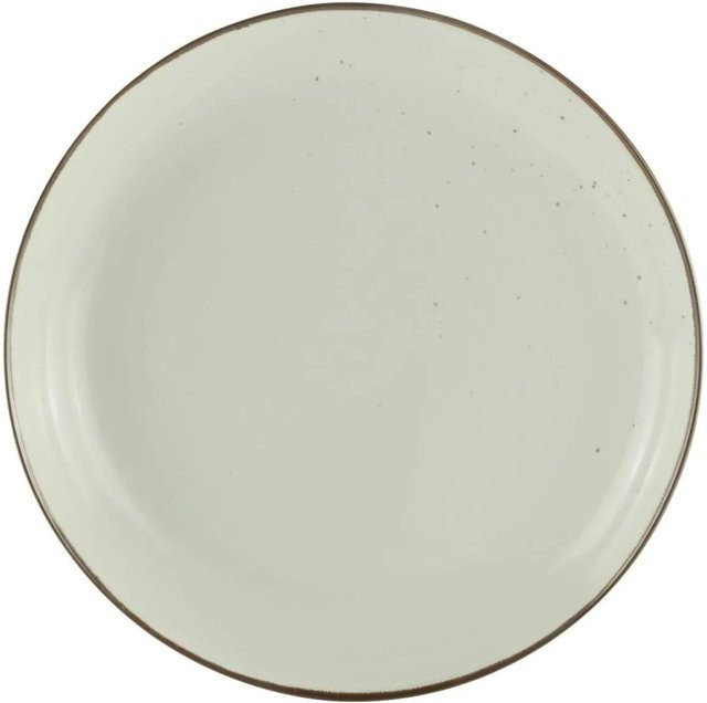 Mömax Dessertteller Capri Creme in Beige aus Porzellan mit Durchmesser: 22 cm - Bild 1