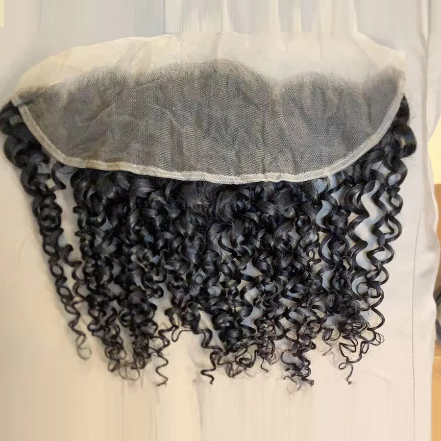 Melt Skin Pixie Curly Echthaar Lace Closure, 4x4 Schweizer Spitze, federnd gelockt - Bild 3