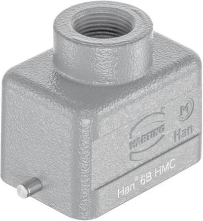 Harting Tüllengehäuse 19 30 206 1440 in Silber aus Aluminium - Bild 1