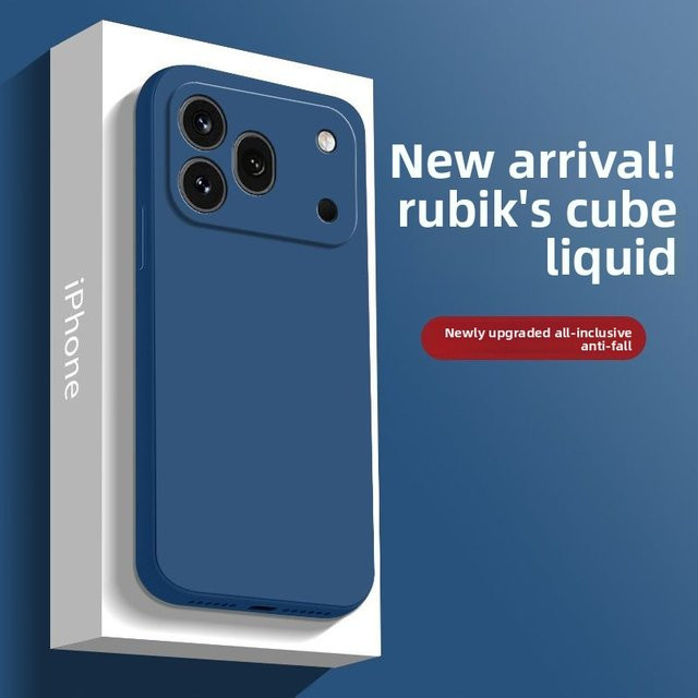 Flüssigsilikon-Schutzhülle für Honor 600 Pro, Lite 500, 400 Magic 8 Pro und 7 Pro in Blau mit Kamera-Vollschutz und Anti-Fall-Funktion - Bild 1