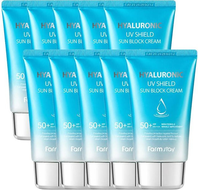 Farmstay Hyaluronic UV Shield Sonnencreme, LSF 50+, 50 g, Hyaluronsäure - Bild 1