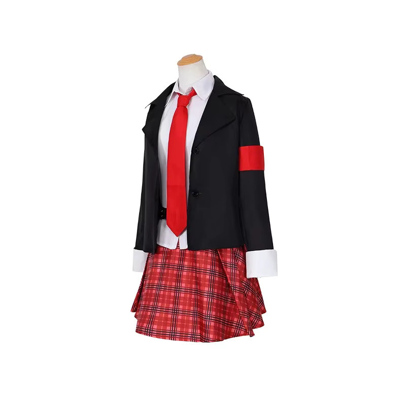 HHYRCOS Shugo Chara Hinamori Amu Cosplay Kostüm Mädchen, JK Schuluniform, Rot - Bild 2