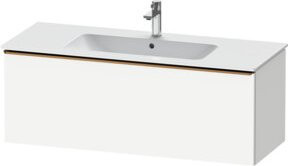 Duravit Waschtischunterschrank D-Neo wandhängend in Weiß mit einer Schublade, B: 121 cm, T: 46,2 cm, H: 44 cm - Bild 1